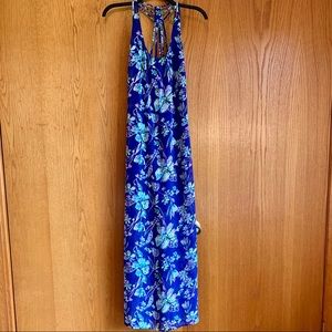 Blue Floral Maxi Dress • F21